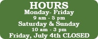Hours_9-5_10-3_4thofJulyclosed2025